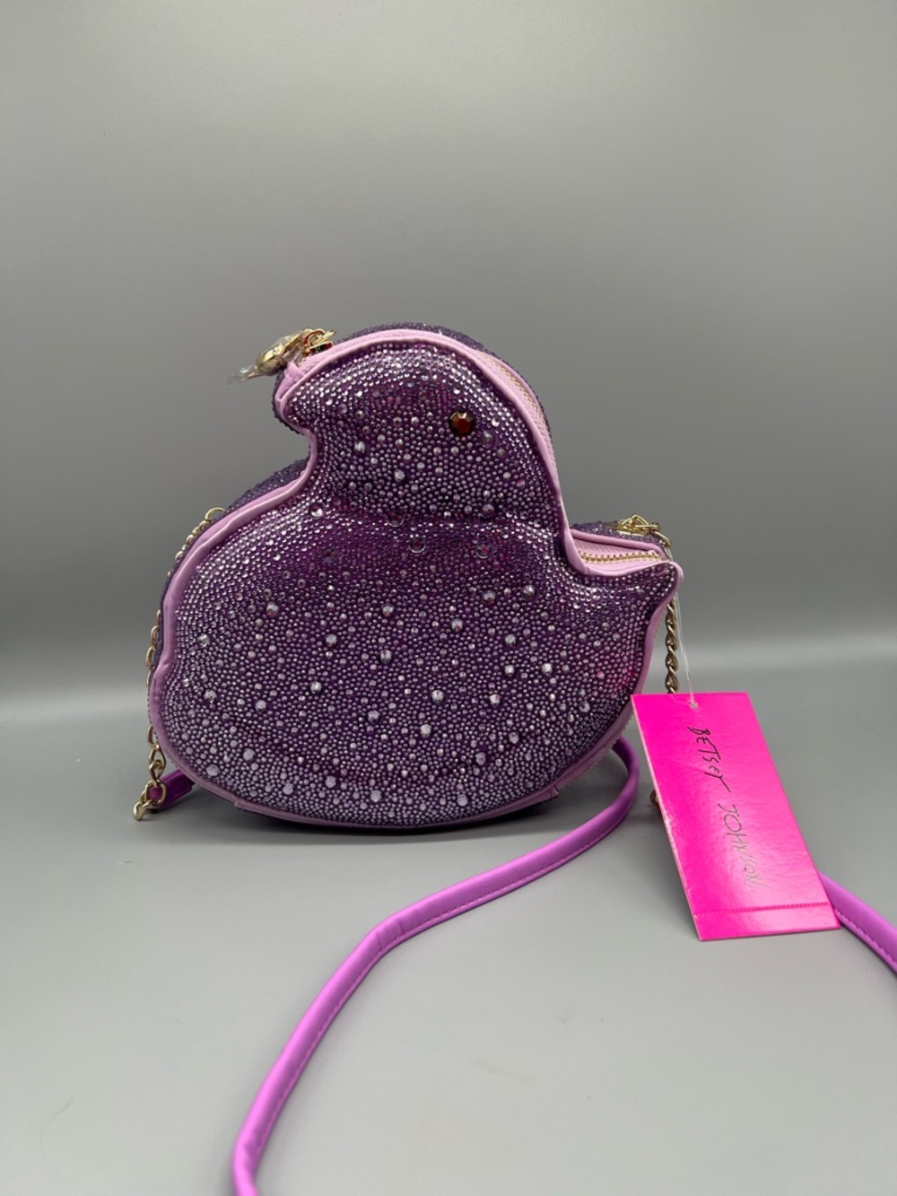Betsey Johnson peeps chick purse